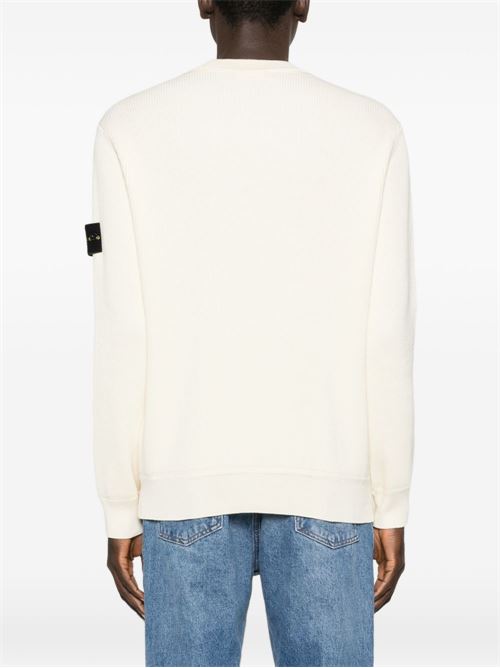 Crewneck Sweater with Logo STONE ISLAND | L1S155100154S00D8V0093